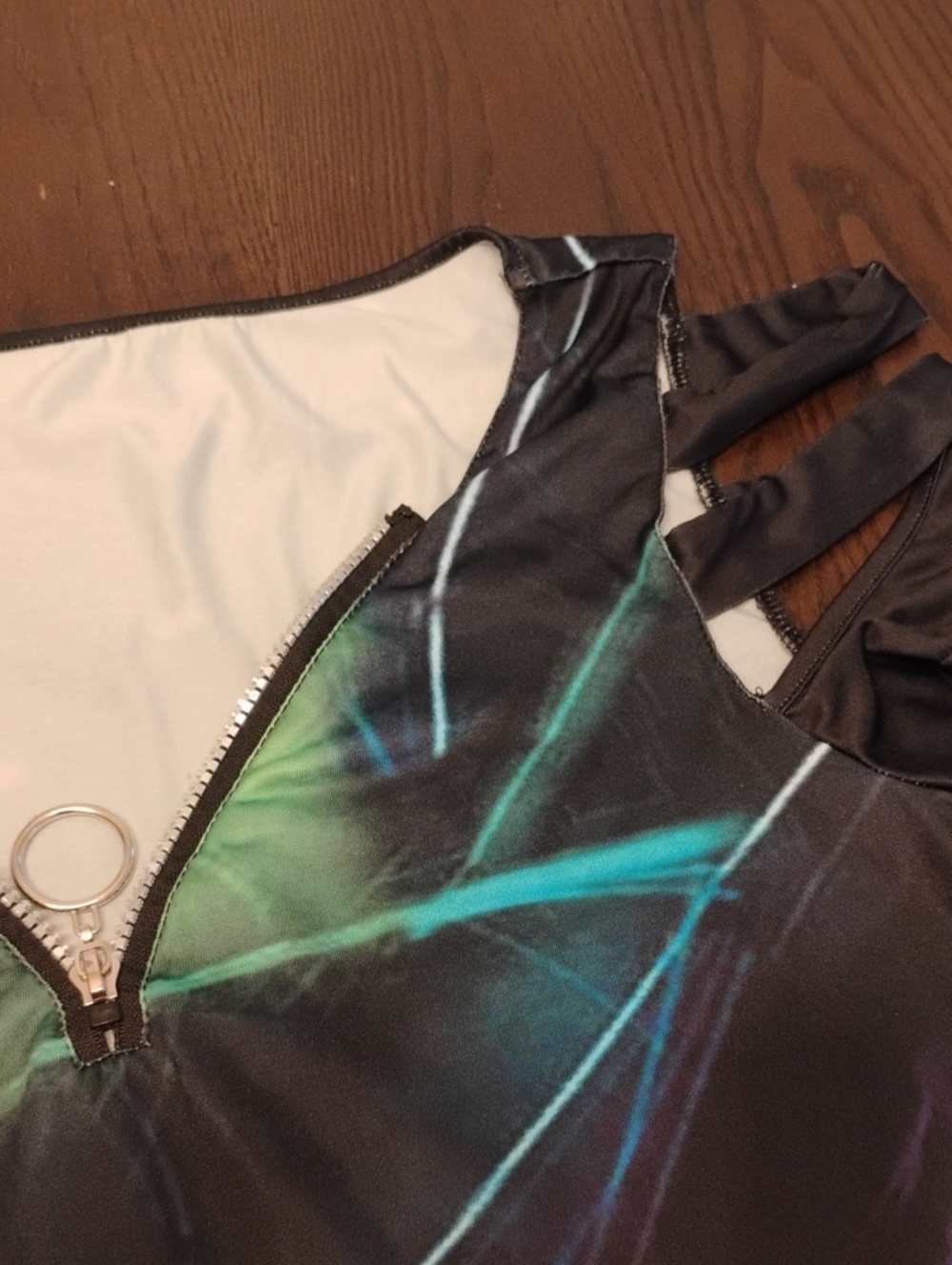 Polyester Zipper Top - Picture 2 of 2